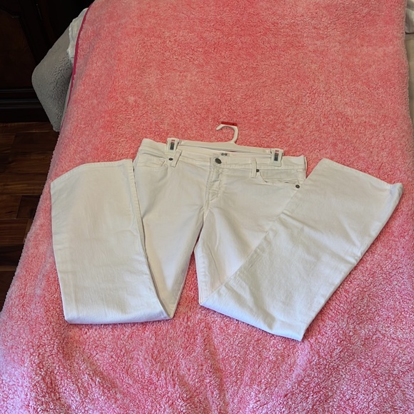 WHITE JEANS BOOT CUT SIZE 31 Ladies - Picture 2 of 9